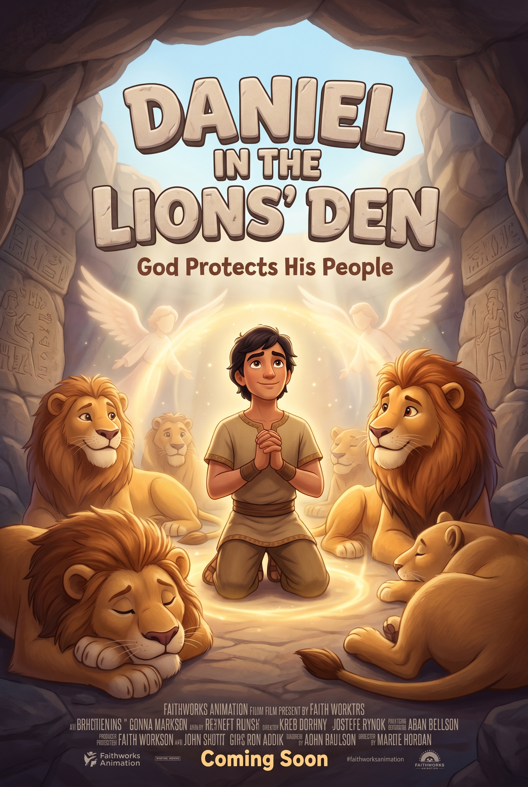 Daniel in the Lions’ Den – God protects His people